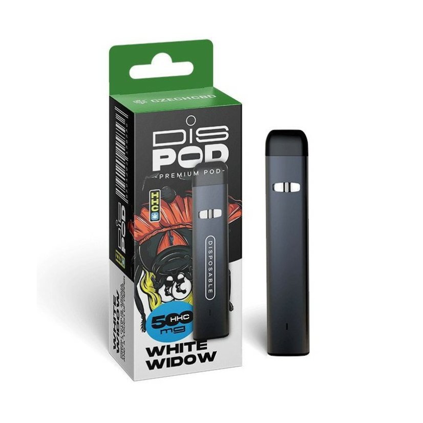 white widow disposable vape pen Czech CBD HHC disPOD 500 mg, 0,5 ml Color:Powder Blue Elf Bar ELFA PRO Top 30
