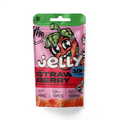 Czech CBD HHC Jelly Mansikat, 10 kpl x 10 mg, 100 mg