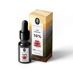 Hemnia Full spectrum Pain Relief CBG oil - 10 % CBG, 5 % CBD, 1000 mg, 10 ml