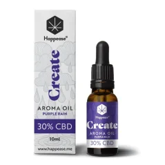 Happease Create CBD Oil Purple Rain, 30% CBD, 3000 mg, 10 ml