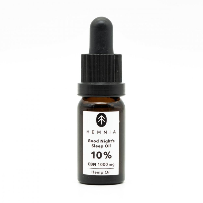 Hemnia Good Night´s Sleep Konopný olej 10%, 1000 mg CBN, 250 mg CBD, 10 ml