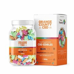 Orange County CBD Gummies -karamellikarhut, 100 kpl, 4800 mg CBD, 500 g