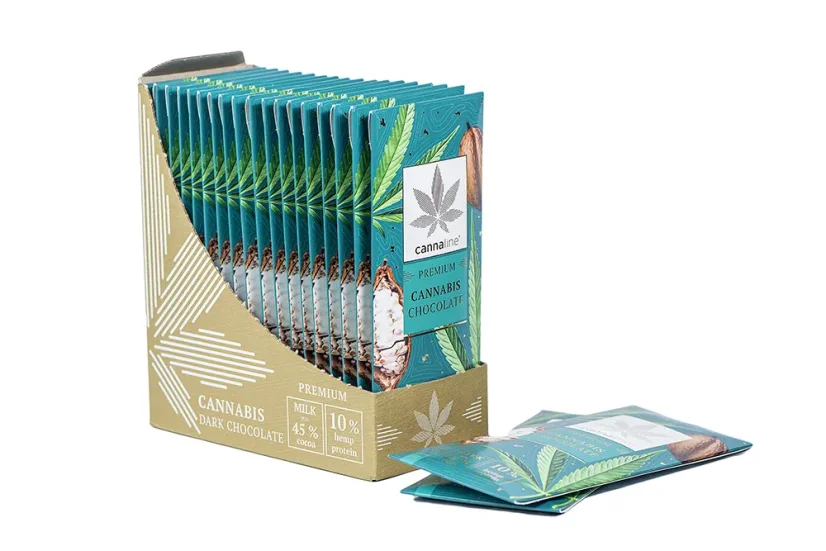 CANNALINE Cannabis Chocolate Dark, 80 g