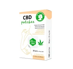 Cannadorra CBD patches, 600 mg CBD, THC free, 30 pcs