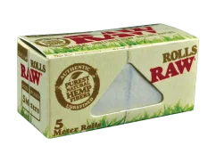 RAW Luomu hamppu Hoikka rolls Rullaavat paperit, 5m