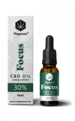 Happease Focus CBD-öljy Jungle Spirit, 30% CBD, 3000 mg, 10 ml