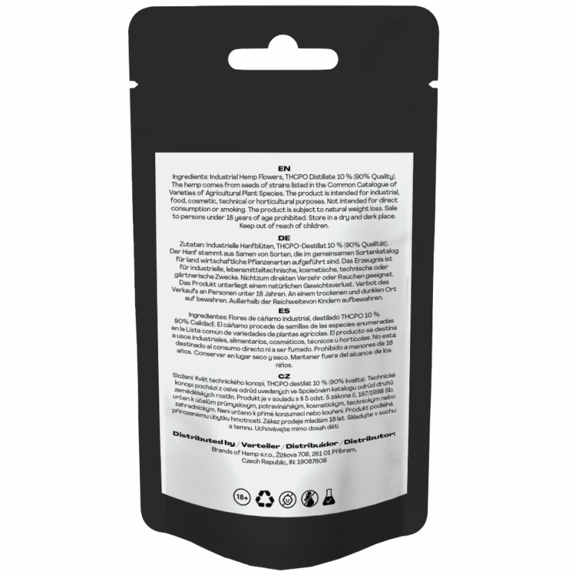 Canntropy THCPO Flower Sour Tangie, THCPO 90% laatua, 1g - 100g