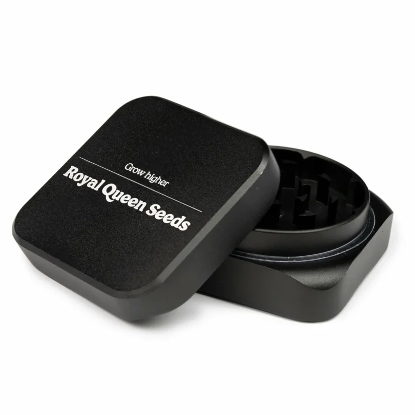 Royal Queen Seeds Metal Squared Grinder, 2 parts, 55 mm