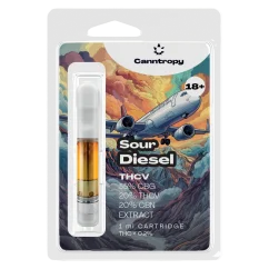 Canntropy Kartrid THCV Diesel Asam - 20 % THCV, 60 % CBG, 20 % CBN, 1 ml