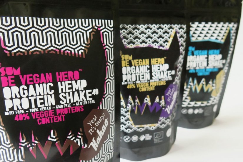 SUM Hamppuproteiinipirtelö Be Vegan Hero -kaakao, 200 g