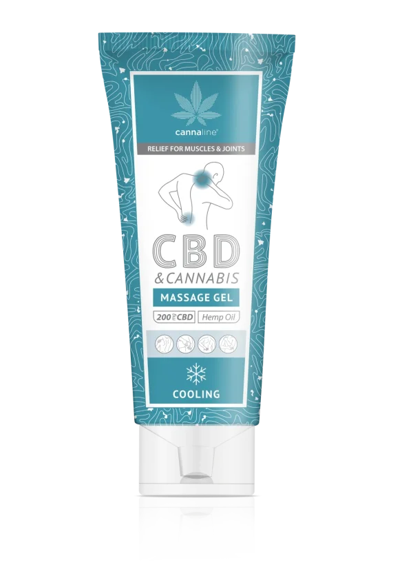 Cannaline CBD ja Cannabis Cooling Gel, 200 mg CBD, 200 ml