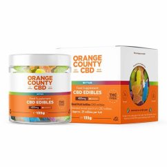 Orange County CBD Gummies Bottles, 400 mg CBD, 135 g