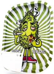 Best Buds Hungry Pizza Pieni metallinen pyörivä tarjotin magneettisella myllykortilla