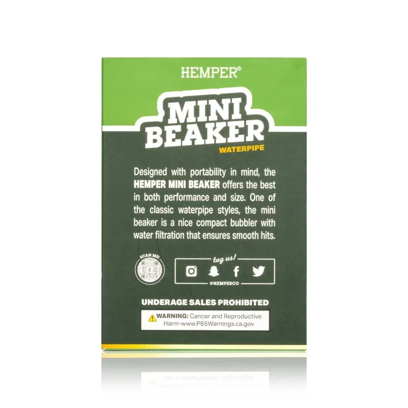 HEMPER Mini Beaker Vesipiippu