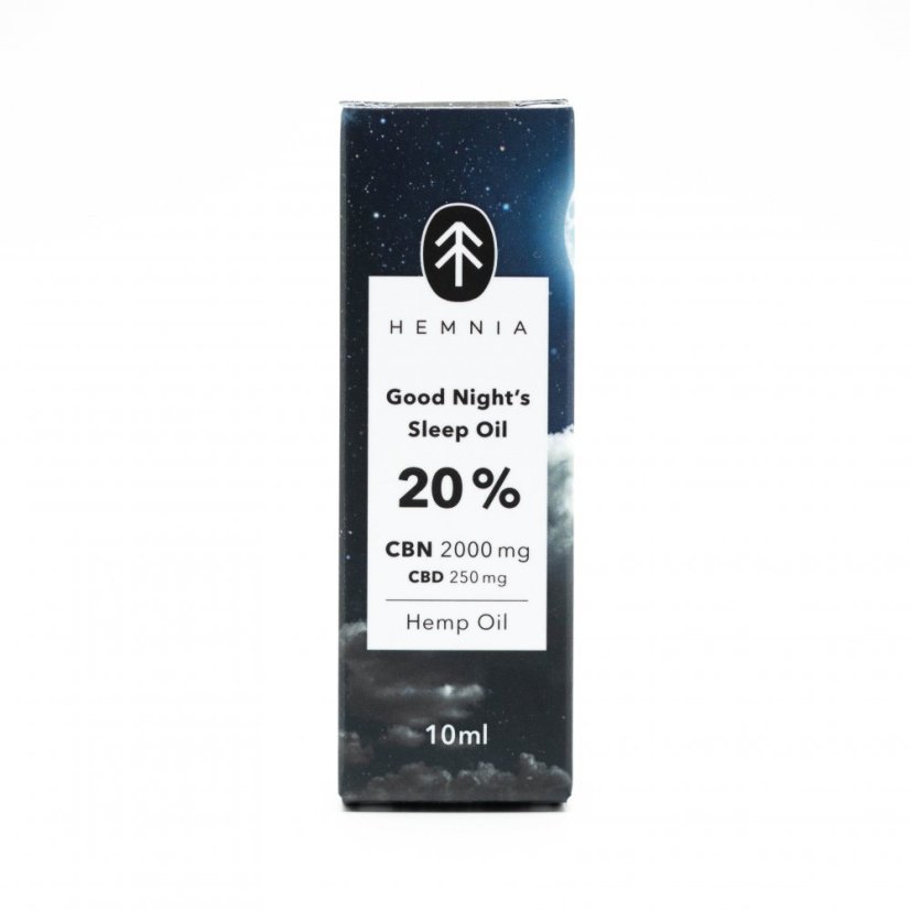 Hemnia Good Night´s Sleep Konopný olej 20%, 2000 mg CBN, 250 mg CBD, 10 ml