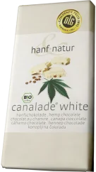 Canalade Bio Økologisk Hamp Hvid Chokolade - Karton (10 barer), 1000 g