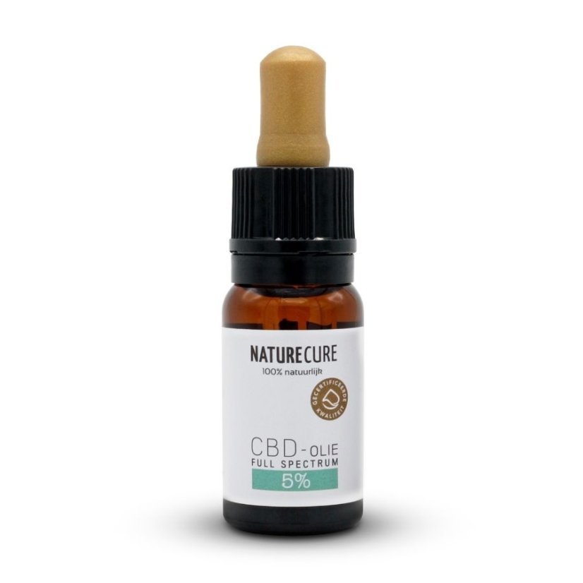 Nature Cure Täysspektri CBD-öljy, 5 %, 500 mg, 10 ml