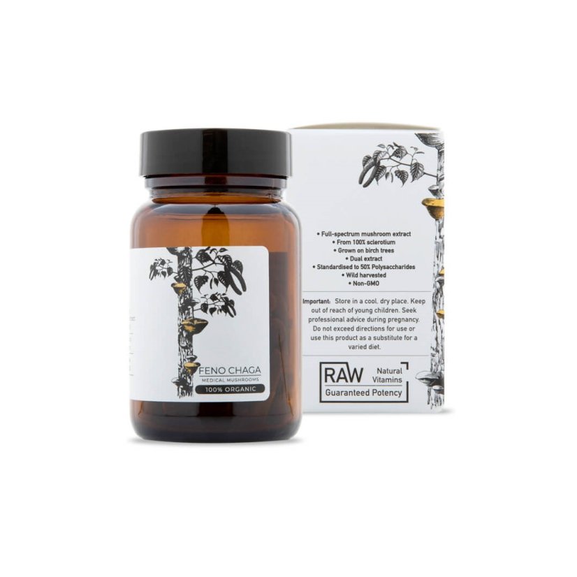 Endoca Luomu Feno Chaga, 30 kapselia