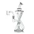 MJ Arsenal Mini Dab Rig Time Turner - Transparent
