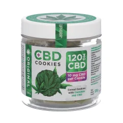 Euphoria CBD Cookies Original, 12 kpl, 120 mg CBD, 120 g
