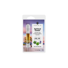 Hemnia Spiritual Center - Cartuș, 50 % H4CBD , 45 % CBD, busuioc sfânt (tulsi), gotu kola, salvie, 1 ml