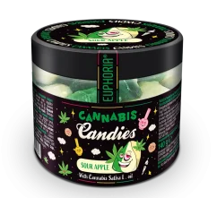 Euphoria Kannabiskarkit, hapanomena, 140 g