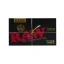 RAW Black Classic Single Wide Double Rolling Papers - natural unrefined rolling papers, 100 leaves