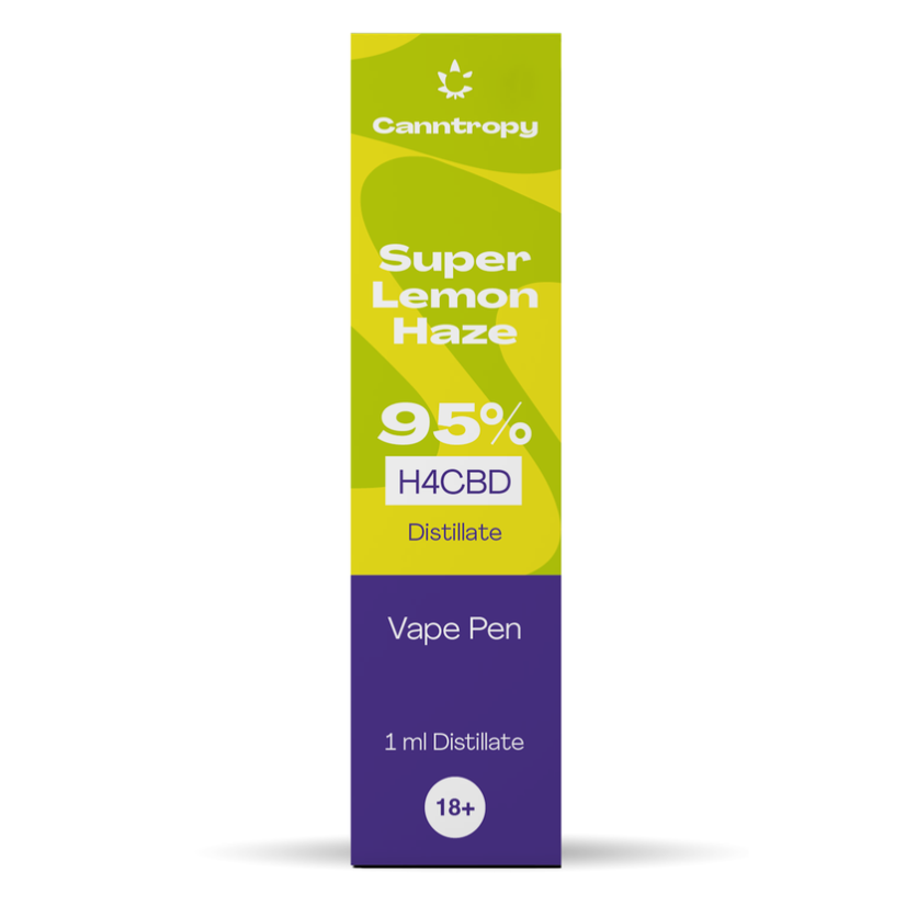 Canntropy H4CBD Vape Pen Super Lemon Haze 95%, 1 ml