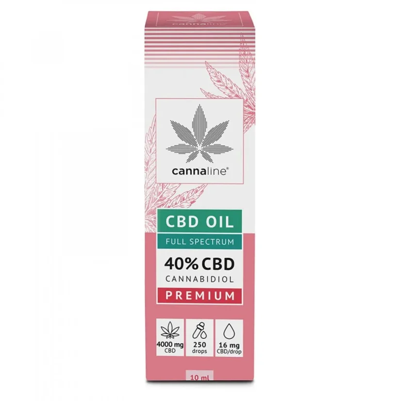 CANNALINE Premium CBD Hemp Oil 40%, 4000 mg, 10 ml