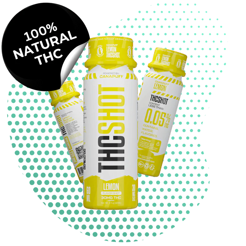 CanaPuff THC SHOT - Sitruuna 60 ml (THC 30 mg)