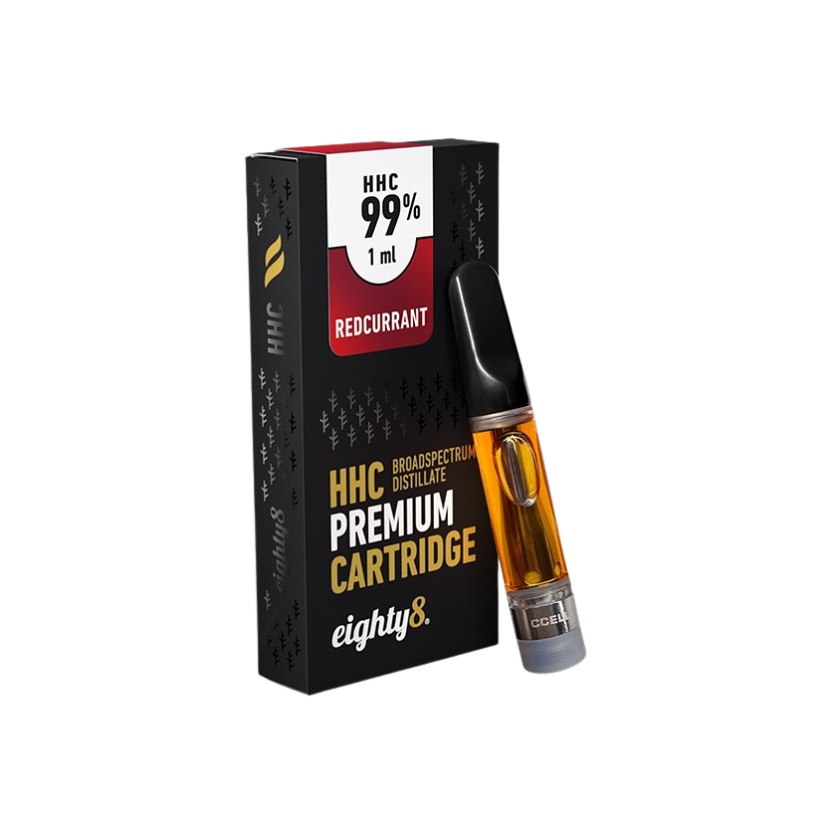 Eighty8 HHC-kasetti Punaherukka - 99 % HHC, 1 ml