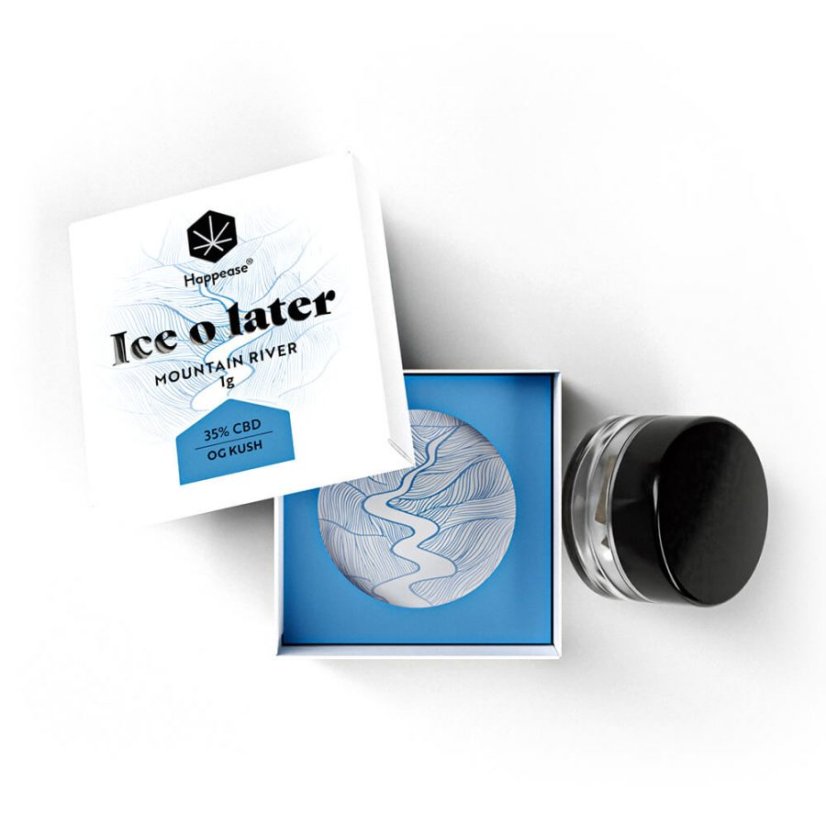 Happease - Ottaa talteen Mountain River Ice O Later, 35% CBD, 1 g