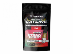 Czech CBD HHCPO patruuna CATline Strawberry, HHCPO 10 %, 1 ml