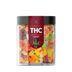CanaPuff THC+ Gummies Cherry, THC menej ako 0,2 %, 10 - 50 ks