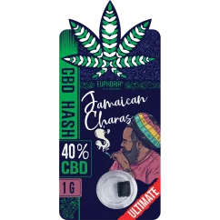 Euphoria CBD Hash Jamaican Charas, CBD 40 %, 1 g