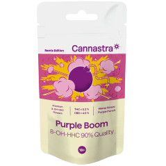 Cannastra 8-OH-HHC Flor Roxa Boom 90% qualidade, 1 g - 100 g