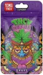 Euphoria THCV Gummies Grape, 5 ks x 2 mg, 10 mg, 15 g