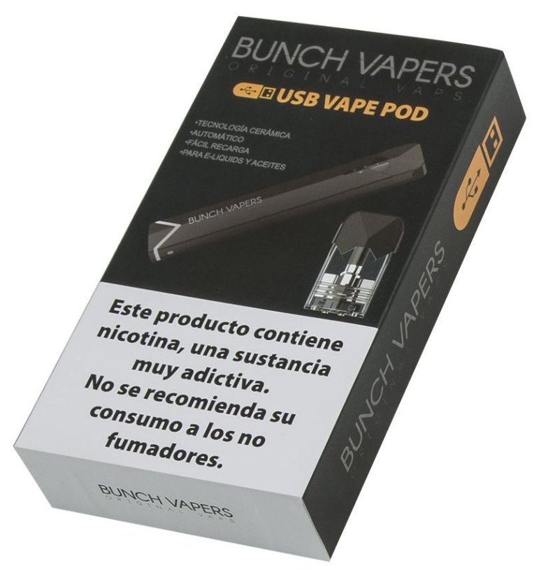 Bunch Vapers Musta Höyrystin Pakki POD