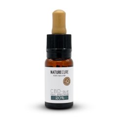 Nature Cure Täysi spektri CBD öljy, 20 %, 2000 mg, 10 ml