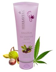 Herbavera Zklidňující balzám na unavené nohy s legactifem, kaštanem koňským a konopím, 120 ml