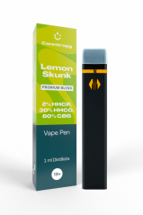 Canntropy HHC-PO sekoitus Vape kynä Lemon Skunk, HHC-P 2 %, HHC-O 30 %, CBG 60 %, 1 ml
