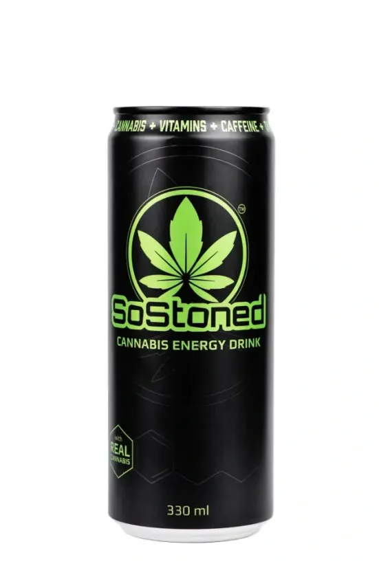 Euphoria SoStoned Cannabis Energy Drink, without CBD, 330 ml