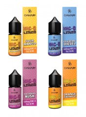 CanaPuff HHCO-nesteet, kaikki yhdessä -setti - 4 makua x 10 ml