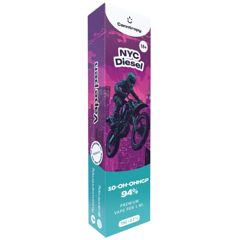 Canntropy 10-OH-HHCP Vape Pen NYC Diesel, 10-OH-HHCP 94% quality, 1 ml