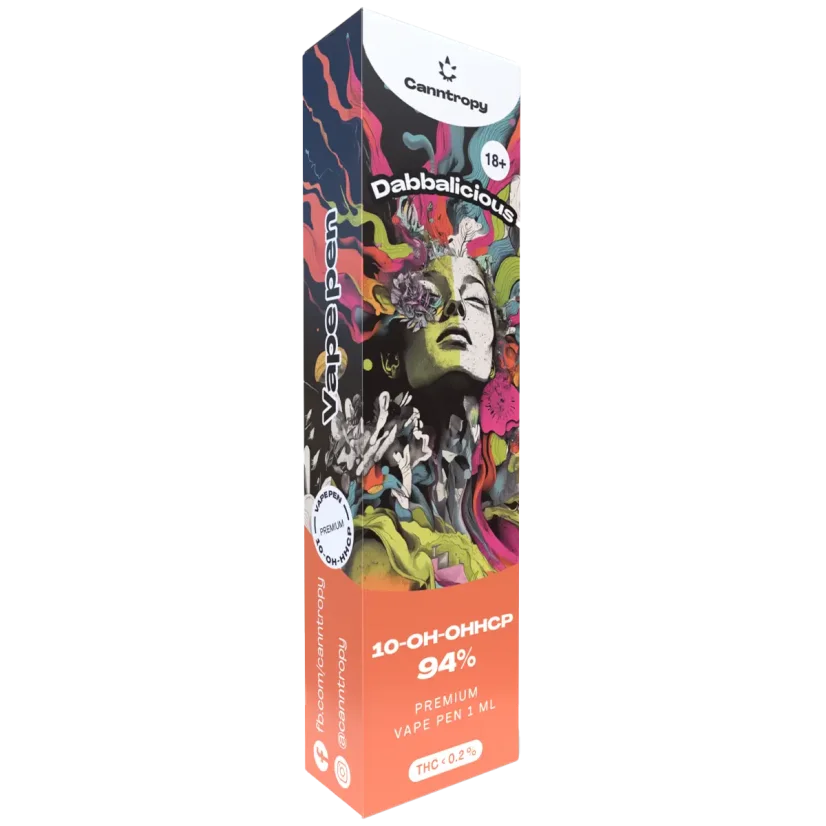 Canntropy 10-OH-HHCP Vape Pen Dabbalicious, 10-OH-HHCP 94% kvalita, 1 ml