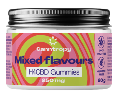 Canntropy H4CBD Bonbons aux fruits Saveur Mélanger, 250 mg, 10 pcs X 25 mg, 20 g