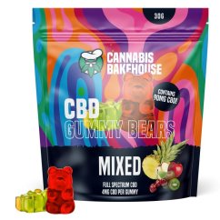 Cannabis Bakehouse CBD-hedelmä gummies - 22 kpl x 4 mg CBD, 30 g