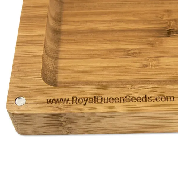 Royal Queen Seeds Magnetic Bamboo Rolling Tray