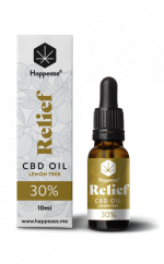 Happease Relief CBD-öljy Lemon Tree, 30 % CBD, 3000 mg, 10 ml