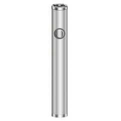 Batterie pour cartouche CBD, 380 mAh, filetage 510, chargeur USB, argent